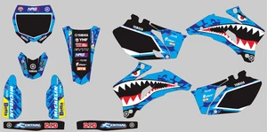 AM0040 GRAPHICS KIT FOR YAMAHA YZF 250 450 YZ250F YZ450F 2006-2009 - Picture 1 of 1