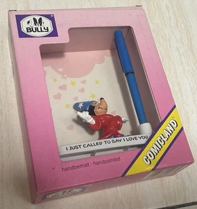RAR Vintage Mickey Mouse Figur Disney Box Stift Set Bullyland handbemalt - Bild 1 von 2