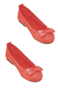 LICENSED DELUXE DOROTHY SHOES WIZARD OF OZ GIRLS CHILD RUBY SLIPPERS - Picture 1 of 2