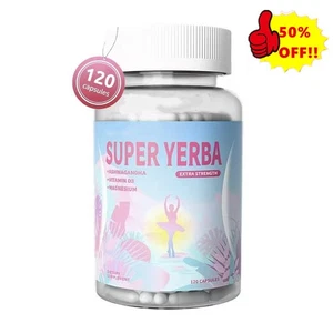 Super Yerba Ashwaganoha Vitamina D3 Magnesio 120 Capsule - Foto 1 di 10