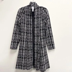Chaqueta tejida a cuadros JOSEPH RIBKOFF para mujer talla 6 estilo estadounidense 233167 elegante declaración - Imagen 1 de 7