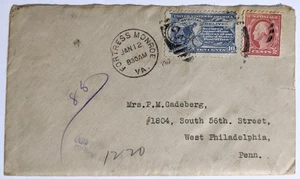 USS Jason/Fortress Monroe, VA--W. Philly, PA/'02, 10-C. Special Del.+2-C. /1917 - Picture 1 of 6