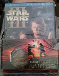 Star Wars Episode 3 Limited Edition Sammlermünze mit Hülle + F/S DVD Episode III - Bild 1 von 6