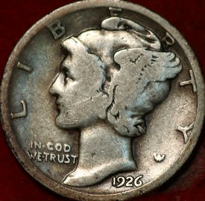1926 Philadelphia Mint Silver Mercury Dime - Image 1 of 2