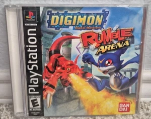 Digimon Rumble Arena PS1 Sony PlayStation 1 Black Label NUR Handbuch und Disc - Bild 1 von 2