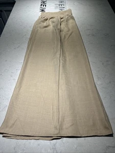 Women's Ultra Wide Leg Palazzo Pants Elastic Waist Casual Pants Comfy Sz Medium - Picture 1 of 8