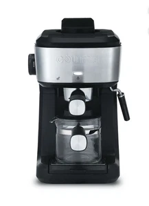 Gourmia 4-Shot Steam Espresso, Cappuccino, and Latte Maker with Frothing Wand - Picture 1 of 4