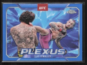 2025 Topps UFC Chrome #PLX-5 Sean O'Malley Plexus Blue Refractor /150 - Picture 1 of 2