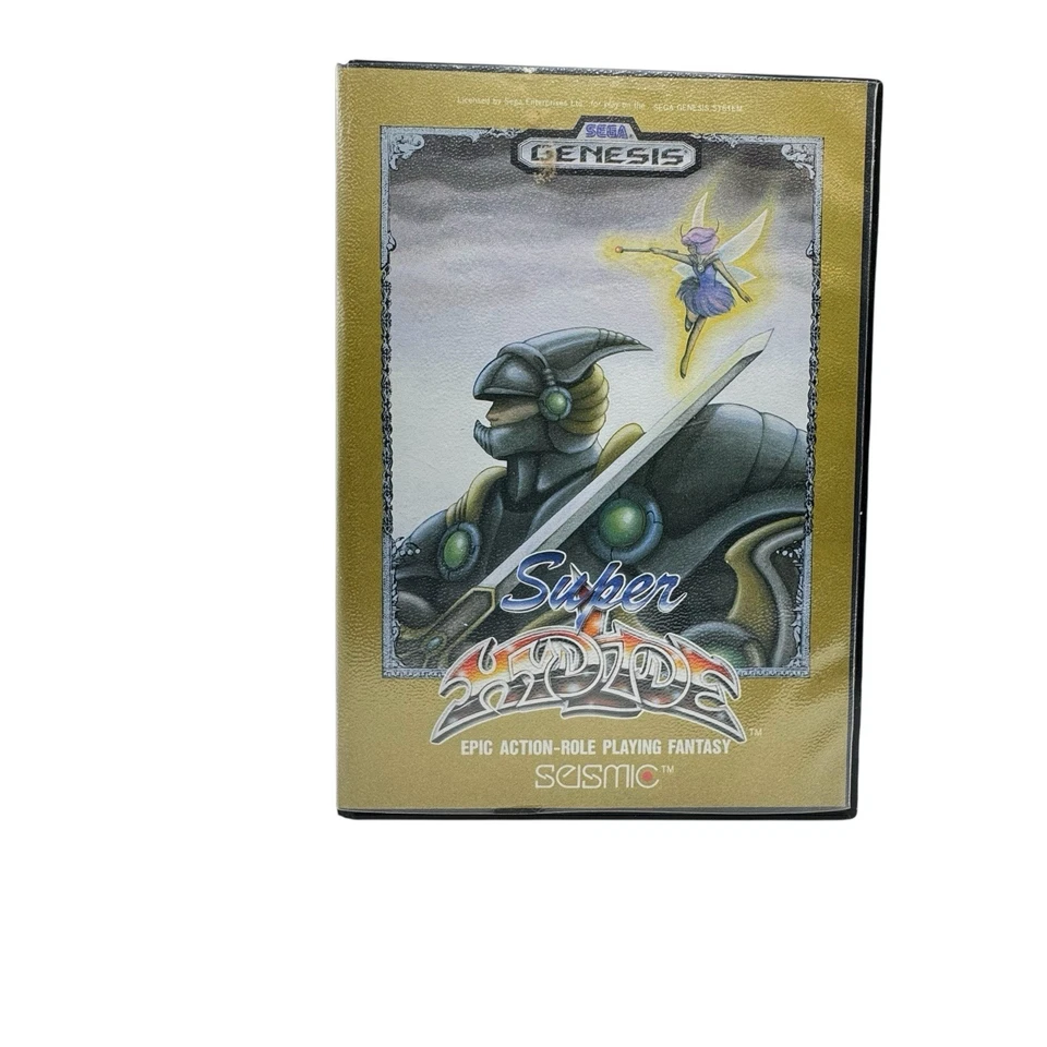 Super Hydlide (Sega Genesis, 1990) No Manual- UNTESTED - Image 1 of 4