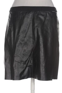 Lederrock schwarz N2 MARC CAIN 36 Taschen Kunstleder Rock Dehnbund - Bild 1 von 3