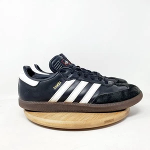 Adidas Samba OG Shoes Mens 8.5 Classic Black Soccer Low Turf Indoor Sneaker WORN - Picture 1 of 14