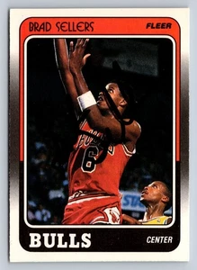 Carta collezionabile pallacanestro Chicago Bulls firmata a mano Brad Sellers - Foto 1 di 2