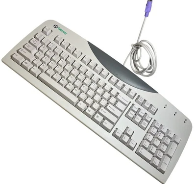 Gateway Keyboard Model Sk-9921 Vintage  Keyboard PS2 WHITE - Image 1 of 4