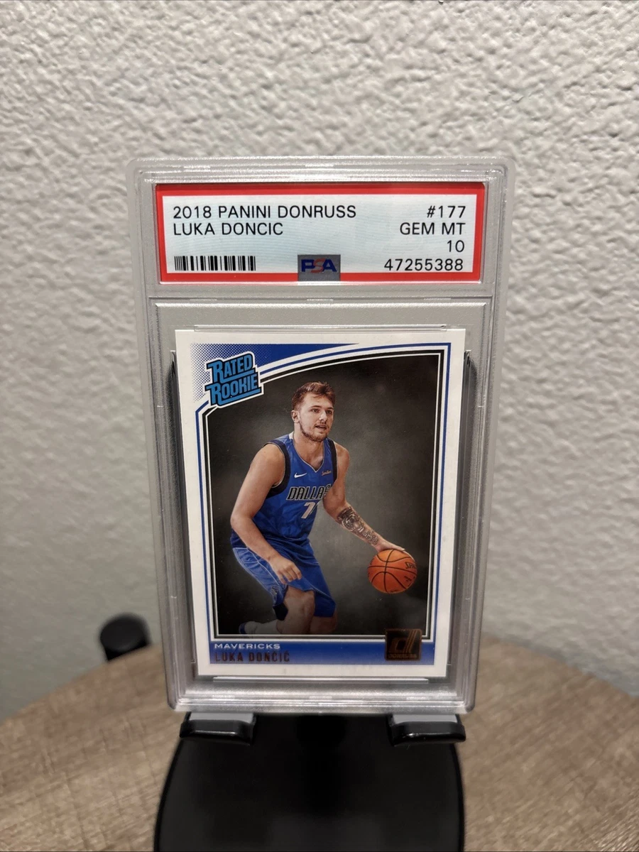 Luka Dončić 10 Graded Rookie Basketball Trading Cards