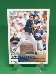 2000 Pacific Crown Collection - Todd Walker #164 Platinum Blue /67 - Bild 1 von 2