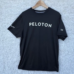 Camiseta Peloton Negra Century 100 Manga Corta Atlética Ciclismo Absorbente Mediana M - Imagen 1 de 7