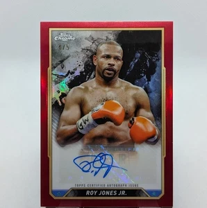 2024 Topps Chrome Boxing Roy Jones Jr. Auto Red CBA-RJJ /5 | LEGENDS  - Picture 1 of 2