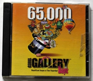 COREL Gallery Magic / 2xCD-ROM / Windows 3.1x & Windows 95 / 1997 - Afbeelding 1 van 2
