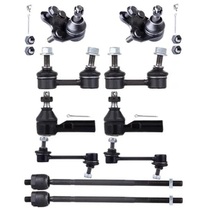 10pcs Front Tie Rod Ends Sway Bars Ball Joints For 1994-1999 Toyota Celica GT - Picture 1 of 12