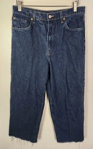 Mother Women's Sz. 29 Snacks Fun Dip Ankle Fray Jeans In Cold Brew - Picture 1 of 5