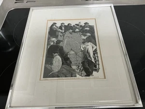 Sarah Van Niekerk 1934-2018 Gravur Cotswolds Sheep Sale Ltd. Ed 22/100 - Bild 1 von 13