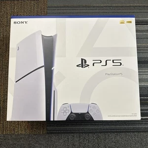 Sony PlayStation 5 Slim Console - Disc Version - White - Sealed - Picture 1 of 3