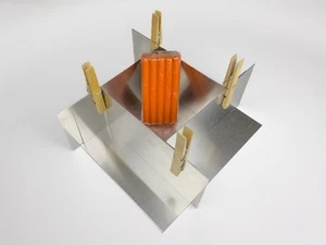 Boîtes de moulage silicone H : 10 cm + plastiline, alu stable - Bild 1 von 2