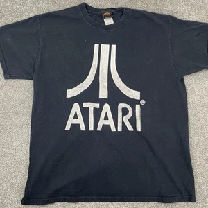 Vintage Original Atari Inc Video Game System Promo T-Shirt Mens XL Y2K Gaming - Picture 1 of 8