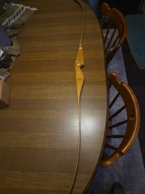 Vintage Bear Archery Cub 27# Semi Recurve Longbow Glass Powered 1957 RH Nice - Image 1 of 4