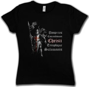 TEMPLAR I T-SHIRT Cross Templerkreuz Knight Ritter Ordo Orden Crusade Crusader - Picture 1 of 1