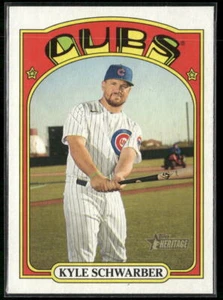2021 Topps Heritage #139 Kyle Schwarber - Picture 1 of 2