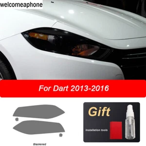 Pre-cut Headlights Smoke Paint Protection Vinyl Tint Wrap Film For Dodge Dart - Bild 1 von 8