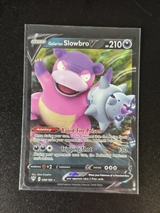 Pokemon TCG - Galarian Slowbro V - 99/189 - Darkness Ablaze - NM - Picture 1 of 2
