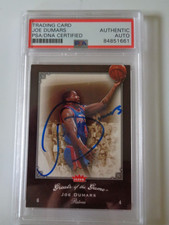 Joe Dumars Detroit Pistons 2005-06 Fleer Greats of the Game PSA/DNA Autograph