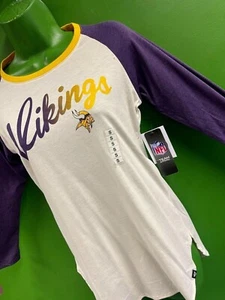NFL Minnesota Vikings '47 Raglan Splitter T-Shirt Women's XL NWT - Picture 1 of 6