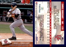 Chris Errecart 2007 Grandstand Brevard County Manatees #33 Card