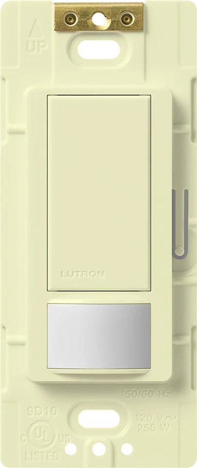 Lutron MS-VPS5M-AL Maestro 600 W Single Pole/3-Way Vacancy Sensor Switch Almond - Image 1 of 1