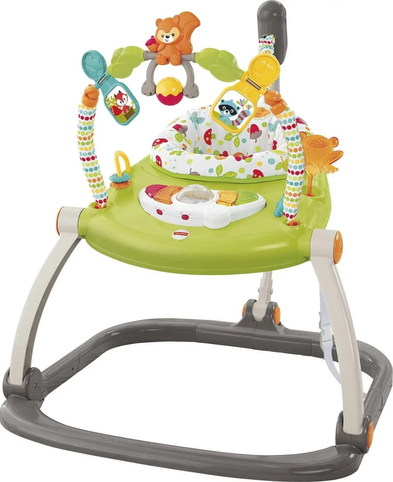 Fisher-Price® Woodland Friends Space Saver Jumperoo em Verde - Imagem 1 de 4