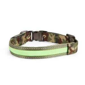 Reddy Green Camo LED Dog Collar, Medium, By Reddy - Picture 1 of 5