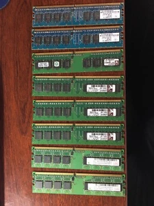 8x 512MB DDR2 RAM Lot PC2-5300 PC2-4200 (See Photos) (All offers considered) - Picture 1 of 5