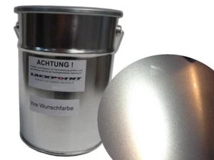 5 Liter Spritzfertigen Basislack geeignet für Opel 157 Silber Metallic Autolack - Picture 1 of 1