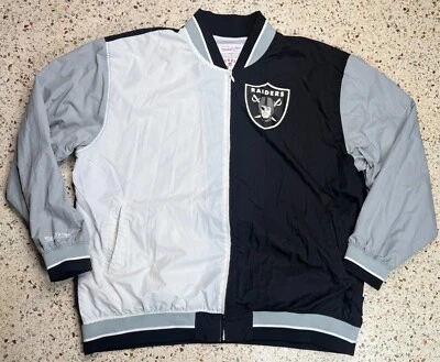 Chaqueta Mitchell & Ness Throwback NFL Raiders Super Bowl XVIII Champions Talla 4XL Foto 1 de 4