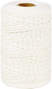 Perkhomy Cotton Butchers Twine String 500 Feet 2Mm Twine for Cooking Food Safe C - Picture 1 of 3