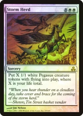 Guildpact  MTG  Foil  Storm Herd   Magic - Image 1 of 2