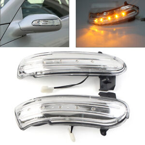 LED Dynamic Rearview Mirror Turn Signal Lights For Mercedes Benz SLK SL Class