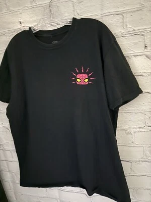 Pop Tees MARVEL SPIDERMAN Black Graphic Tee 100% Cotton Women's Size XL - Image 1 of 4