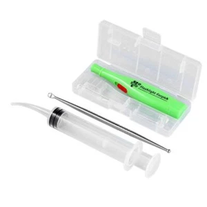 1Set Tonsil Stone Remover Kit LED Light & Box + Irrigation Syringe Tool O9N3 - Picture 1 of 7
