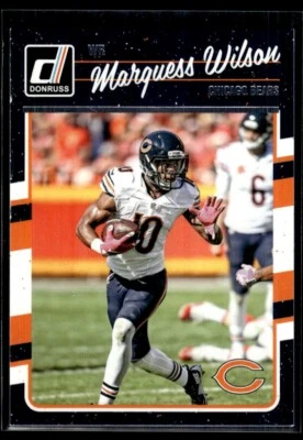 2016 Panini Donruss Marquess Wilson Chicago Bears - Image 1 of 2