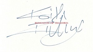 KEITH RICHARDS signed card