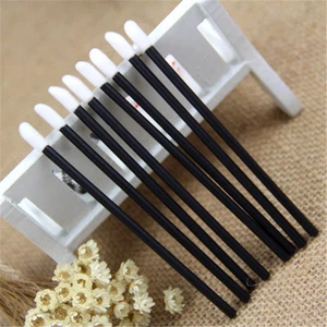 10 pc Disposable LIP Brush Gloss Lipstick Wands Applicator Brush Makeup Tool - Picture 1 of 4